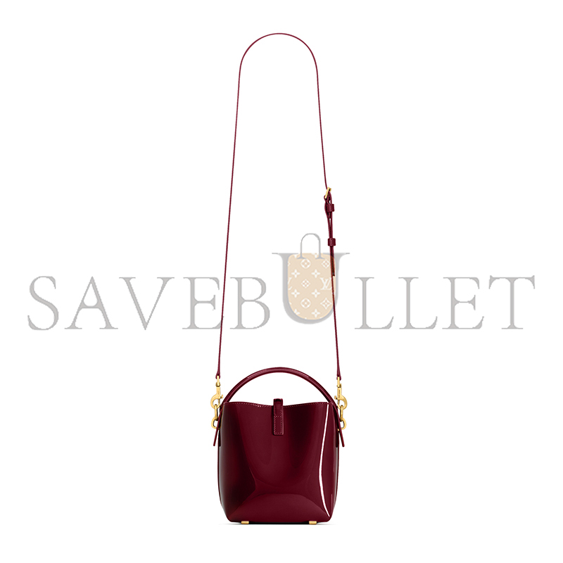 YSL LE 37 MINI IN PATENT LEATHER 765870AAEX16290 (15*13*6cm) YSL LE 37 MINI IN PATENT LEATHER 765870AAEX16290 (15*13*6cm)